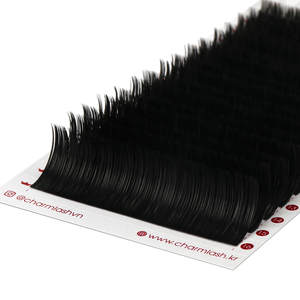 CharmLash Pestañas planas de doble punta 0,1 0,15 0,2 Extensión de pestañas de Punta dividida BC Curl Cachemira mate Etiqueta privada al por mayor - Product Image 1
