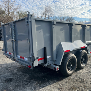 Heavy Duty 10 Ton Farm Dump <b>Trailer</b> 20000 lbs Capacity Agricultural Tipping <b>Trailer</b> - Product Image 5