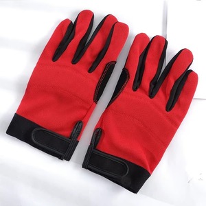 Top Quality Goat Skin Premium Quality Genuine Leather Mechanics Assembly Gloves, Leather Assembly - Product Image 5