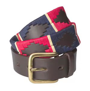 Cinturones de polo deportivos de cuero duraderos Cinturones de equitación ecuestres personalizados Productos de caballos OEM disponibles en todos los tamaños - Product Image 1