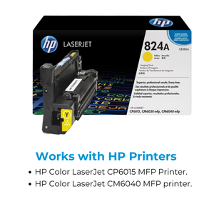 ดรัมภาพสีดำแท้ HP 824A สำหรับเครื่องพิมพ์เลเซอร์เจ็ท (CB386A) ตลับหมึกโทนเนอร์สีเหลือง HP CB386A โทนเนอร์สีดำ - Product Image 4