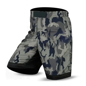 กางเกงขาสั้น MMA สำหรับผู้ชายกางเกงขาสั้นสำหรับต่อสู้ดีไซน์โลโก้ตามสั่งพิมพ์ลายซับลิเมชันสำหรับผู้ชาย - Product Image 1