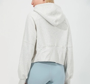 Sudaderas con capucha en blanco Logotipo personalizado Algodón Sudadera de lana de alta calidad Ropa de calle de gran tamaño Sudadera con capucha de peso pesado - Product Image 6