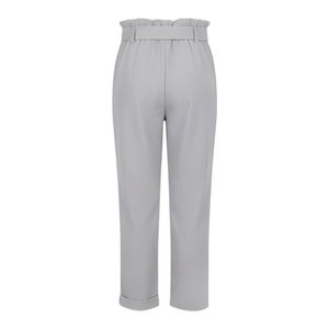 Pantalones Casuales de Trabajo para Mujer, Cierre con Cordón, Secado Rápido, Transpirables, Lisos, 100% Algodón, Cintura Media, Corte Regular, Lona - Product Image 4
