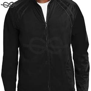 Chaqueta de chándal de punto para hombre, respaldo cepillado suave, costura duradera, ajuste atlético, ropa deportiva ligera y cómoda, correr, gimnasio - Product Image 4