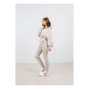 Classic Women's Knitted Trousers <b>Lace</b> Flat <b>Elastic</b> Waistband Soft Comfortable Stretchable Fabric for Casual Formal Wear Summer - Product Image 2