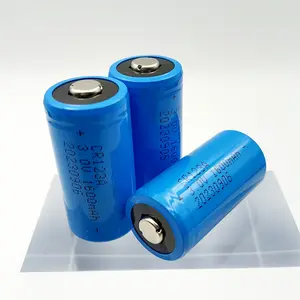 Limno2 Cr123a 3V 1600Mah Lithium Mangaan Dioxide Niet Oplaadbare Batterij Voor Thuis Rookmelder Cr123a