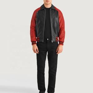 เสื้อแจ็กเก็ตมีตัวแทนมหาวิทยาลัย Ovo Yale เสื้อแจ็กเก็ต100% ผ้าฝ้ายปักลายสำหรับนักศึกษาเสื้อแจ็คเก็ตบอมเบอร์กันน้ำใส่ด้านหน้า - Product Image 6