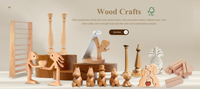 Poignées et Boutons de Meuble Ajustables en Noyer et Chêne Élégants, Finition Argent Mat, Poignées en Bois Contemporaines pour Armoire et Mobilier de Villa
