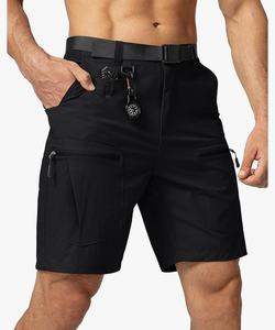 Short de sport de fitness à séchage rapide pour hommes en maille très vendu short décontracté solide et respirant fermeture à la taille élastique d'Inde - Product Image 2