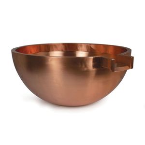 Bol profond foyer en cuivre avec finition martelée et design artisanal sûr au feu parfait pour les paramètres de relaxation de jardin - Product Image 1