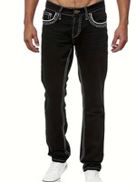 Jeans Ajustados de Mezclilla con Lavado Ácido, Ligeros y Elegantes, Fabricante OEM, Marca Privada, Logotipo Personalizado Bordado, Color Sólido