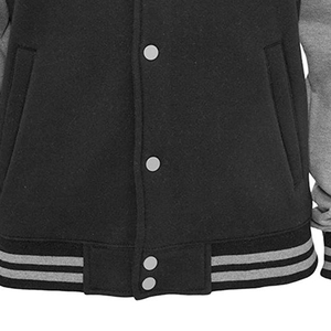 100% Cashmere Cotton <b>Fleece</b> Letterman Varsity Jacket High Quality Custom Chenille Stand Collar Winter <b>Work</b> Fashion for All Teams - Product Image 5