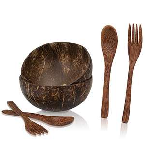 2024 tendance chaude bol de riz en bois de coquille de noix de coco naturelle écologique 100% compostable pour la fête servant des fruits de légumes mélangés - Product Image 5