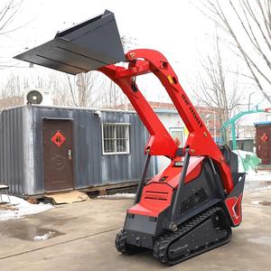 Mini chargeuse sur chenilles avec PLC et boîte de vitesses, moteur diesel, chargeuse frontale à haute efficacité pour tracteur agricole - Product Image 1