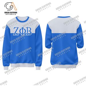 Zeta Phi Beta เสื้อฮู้ด1920ออกแบบได้ตามต้องการเสื้อสเวตเชิ้ตถักลายพรรคกรีก zpb เครื่องแต่งกายของกระจุกกระจิก - Product Image 5