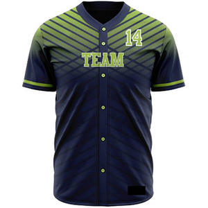 ชุดยูนิฟอร์มเบสบอลเด็กแบบติดกระดุม พร้อมกางเกง ผลิตจากวัสดุคุณภาพดีที่สุด ด้วยเทคนิคการพิมพ์แบบซับลิเมชั่น - Product Image 5