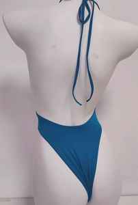 Ensemble de bikini personnalisé unisexe de haute qualité 2 pièces avec décoration de ceinture brodée en élasthanne/nylon Service OEM disponible - Product Image 3