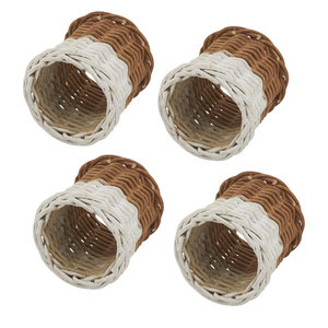 ชุดห่วงผ้าเช็ดปากหวายที่ไม่เหมือนใครอุปกรณ์ตกแต่งบนโต๊ะอาหารสำหรับงานแต่งงานและโอกาสอื่นๆ - Product Image 3