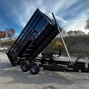 Meilleur prix 4 tonnes 2 essieux tracteur à benne basculante hydraulique remorque comprend des composants de moteur à engrenages pour ferme agriculture tracteurs de remorquage - Product Image 2