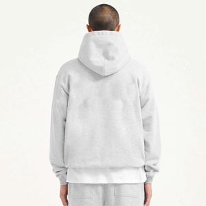 Sudaderas con capucha clásicas de alta calidad, suéter personalizado, Sudadera con capucha forrada de seda, sudaderas con bordado con apliques de algodón térmico pesado - Product Image 4