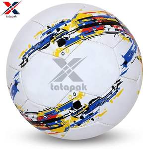 Balón de Fútbol de PVC Laminado Grueso y Colorido, de Alta Calidad y Durabilidad, el Más Vendido, para Entrenamiento en Exteriores - Product Image 2