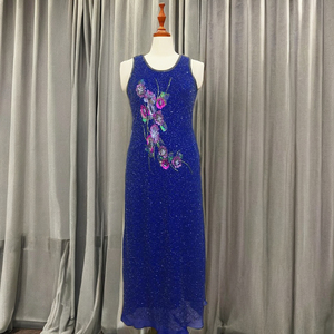 Moda Europea americana ropa de mujer señora fiesta de noche vestido Sexy de lentejuelas Maxi Cami vestido lápiz cóctel vestido largo - Product Image 1