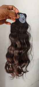 Extensiones de cabello Remy indio de 16 pulgadas, máquina de un solo donante recta sedosa, paquetes de trama Doble - Product Image 2