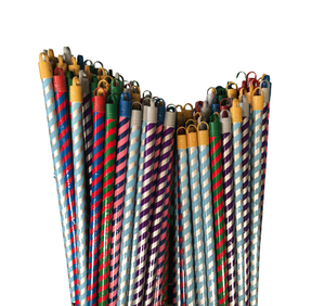 Hom Use Bâtons En Bois Naturel Voyage PVC Manche De Balai En Bois 120x2.2cm Pour Le Nettoyage Prix Négociable - Product Image 3