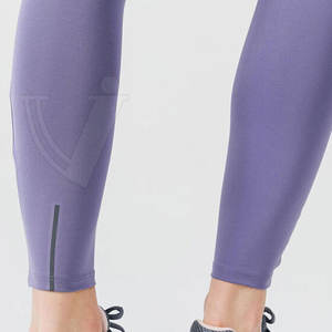 Leggings de yoga en taille adulte femmes Logo personnalisé Leggings serrés pantalons pour femmes taille élastique - Product Image 6