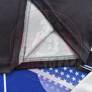 Combinaison de compression par sublimation pour BJJ, Jiu Jitsu, grappling, entraînement, ensemble 2 pièces imprimé en spandex/nylon, rashguard à manches longues pour homme - Product Image 5