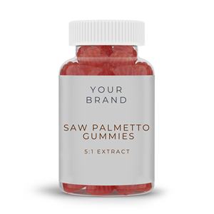 Supplément aux herbes de qualité supérieure de marque privée Gummies Saw Palmetto pour le soutien de la prostate Adulte Dosage de bonbons applicable - Product Image 1