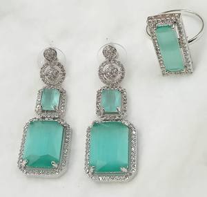 AMERICAN <b>DIAMOND</b> CLASSIC STYLE <b>EARRINGS</b> <b>and</b> FASHIONABLE <b>EARRINGS</b> for BIRTHDAY & CHRISTMAS GIFTS <b>EARRINGS</b> LUXURY JEWELLERY - Product Image 1