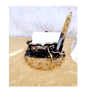 ที่ใส่ปากกาเรซินทำมือแบบอาร์ตคุณภาพดีสำหรับตกแต่งบ้านสำนักงานของขวัญของแท้ - Product Image 3