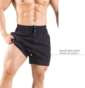 กางเกงขาสั้น2แพ็คแห้งเร็วกางเกงขาสั้นออกกำลังกายยิม - Product Image 2