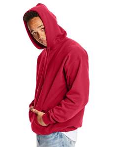 เสื้อสเวตเตอร์มีฮู้ดของผู้ชาย OEM ผ้าฝ้ายรุ่นไม่ติดกระเป๋า - Product Image 6