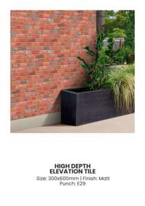 Carreaux de mur extérieur en porcelaine 300x600mm Façade moderne - Product Image 3