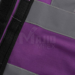 Safety Vest Custom Logo 2023 Latest Design High Quality Reflective Workwear LED Flash <b>Waterproof</b> Breathable Nylon Polyester Road - Product Image 5