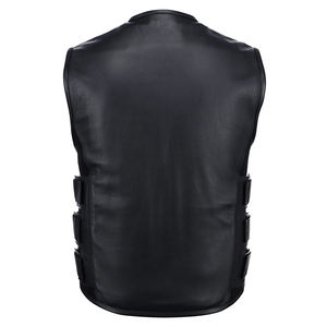 RECORD,S Top Seller Best Western Chaleco de cuero vaquero a prueba de viento de alta calidad High Street para hombre Chaleco y chaleco de Pakistán - Product Image 3