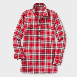 Chemise en flanelle à carreaux pour femme-Confortable, chaude et parfaite pour la superposition pendant les aventures en plein air d'automne et d'hiver - Product Image 1