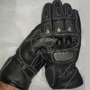Soft Leather Full Finger Lightweight Breathable Motorbike <b>Racing</b> <b>Gloves</b> for Outdoor Sports - Product Image 6