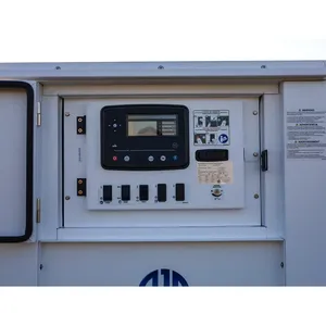 Groupe électrogène diesel industriel triphasé d'occasion 20 kW 277/480 V sur remorque, alimentation de secours MDG25IF4 - Product Image 5