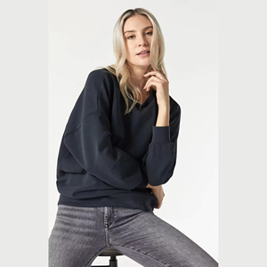 Personalizado Nueva Mujer Moda Fitness Ropa Deportiva Ropa de Calle Cuello Redondo Sudadera Con Capucha Bordado logo Ocio Sudadera Para Mujeres - Product Image 3