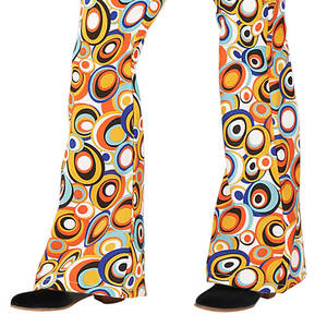 Pantalones Acampanados Estampados Personalizados, Corte Regular, Estilo Urbano, Otoño, Ecológicos, Resistentes al Viento, Transpirables, 100% Algodón, Gruesos - Product Image 5