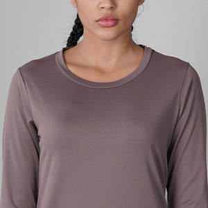 Nuevo diseño Fitness Mujeres Compresión Entrenamiento Top Fitness Camisetas de manga larga Venta caliente Toda la temporada - Product Image 5