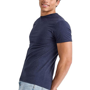 Camisetas lisas de algodón 100% amigables con la piel para hombres Camiseta con logotipo impreso OEM ODM de alta calidad - Product Image 4