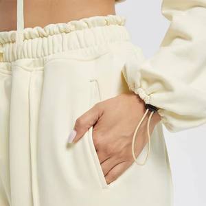 Femmes nouveau Style mi respirant sport Leggings décontracté empilé pantalons de survêtement élastique cordon Sports d'hiver polaire Anti-rides - Product Image 3