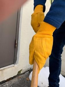 Nouveauté Gants de travail en coton durables Paume simple/double Tricoté Poignet Jaune Respirant Séchage rapide Quatre saisons - Product Image 6