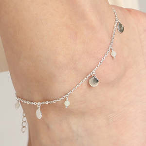 Compre Tobilleras/Payals de Plata 925 100% Auténtica para Mujeres y Niñas, Chapadas en Oro de 14k, Estilo Lindo - Product Image 5