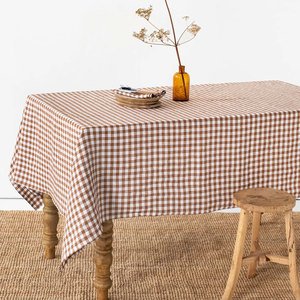 <span class=keywords><strong>Nappe</strong></span> en lin <span class=keywords><strong>taille</strong></span> personnalisée en vichy vert forêt rustique ferme <span class=keywords><strong>grande</strong></span> <span class=keywords><strong>nappe</strong></span> linge de Table de cuisine - Product Image 5